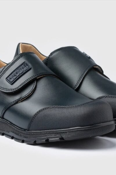 Zapatos colegial niño para uniforme marino. Hecho en España