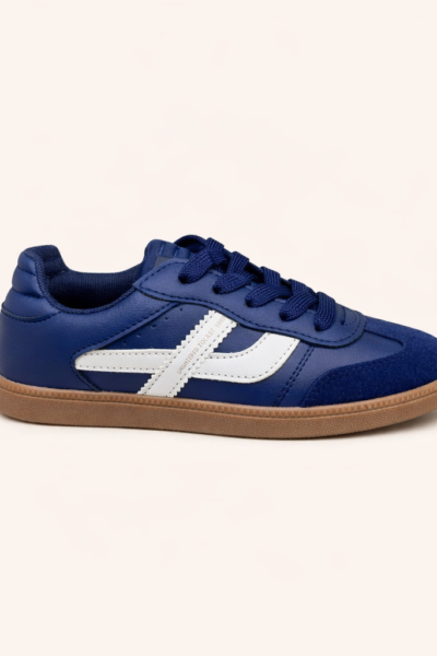Deportiva infantil azul rayas niño