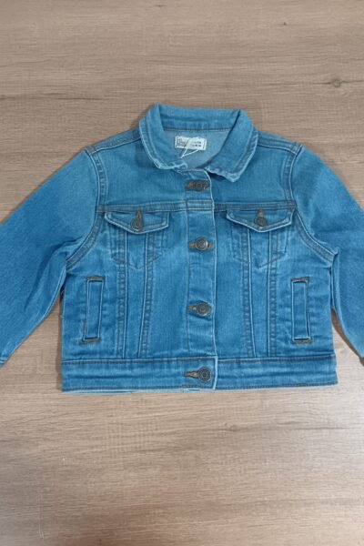 Chaqueta vaquera niño denim básico de armario