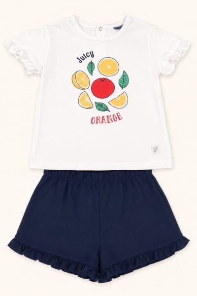 Conjunto infantil niña sport verano Juicy Orange